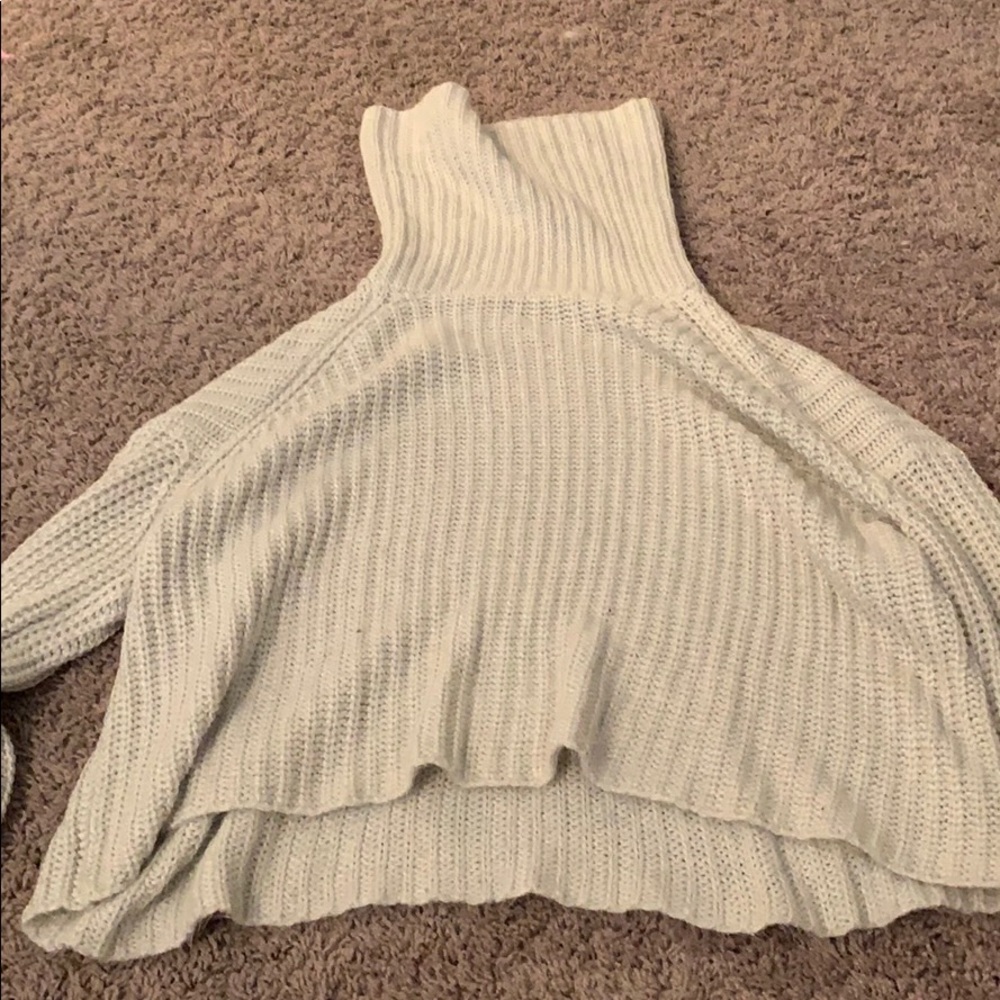Cream cowl neck sweater